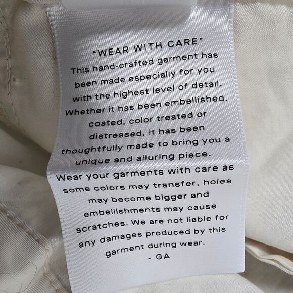 Good American Parachute Cargo Poplin Wide Jogger High Rise Pants in Cloud White - Picture 13 of 14